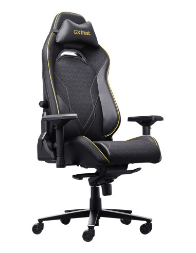 Trust Gxt 721 Ruya Pro - Wysokiej Jakości Wygodne Krzesło Do Gier (Czarne)