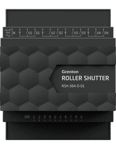 Moduł Grenton Roller Shutter X4, Din, Tf-Bus
