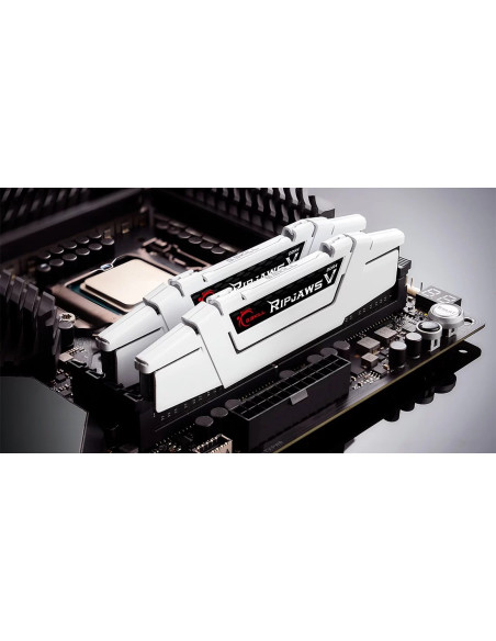 G.skill Ripjawsv Ddr4 2X16Gb 3600Mhz Cl16 Xmp2 White F4-3600C16D-32Gvwc