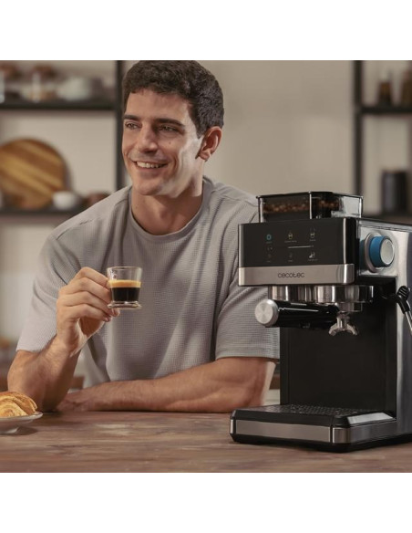 Cecotec Power Espresso 20 Grind Półautomatyczny Ekspres Do Espresso 1,7 L