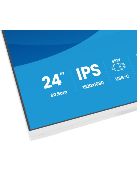 Iiyama Prolite Xb2497Hsn-W1 Monitor Komputerowy 60,5 Cm (23.8") 1920 X 1080 Px Full Hd Led Biały