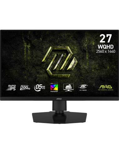 Msi Mag 274Qpf E20 Monitor Komputerowy 68,6 Cm (27") 2560 X 1440 Px Wide Quad Hd Lcd Czarny