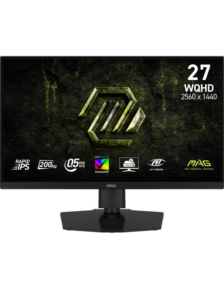 Msi Mag 274Qpf E20 Monitor Komputerowy 68,6 Cm (27") 2560 X 1440 Px Wide Quad Hd Lcd Czarny