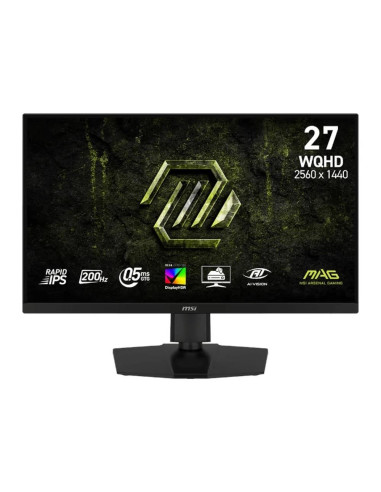 Msi Mag 274Qpf E20 Monitor Komputerowy 68,6 Cm (27") 2560 X 1440 Px Wide Quad Hd Lcd Czarny