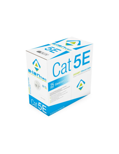 Kabel F/Utp Kat.5E, Teleinformatyczny, Lsoh, Dca 4X2X24 Awg, 1Gb/S, 250 Mhz, Gwarancja 25 Lat, Certyfikat Intertek Etl, Szary, 3