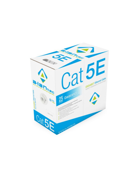 Kabel F/Utp Kat.5E, Teleinformatyczny, Lsoh, Dca 4X2X24 Awg, 1Gb/S, 250 Mhz, Gwarancja 25 Lat, Certyfikat Intertek Etl, Szary, 3