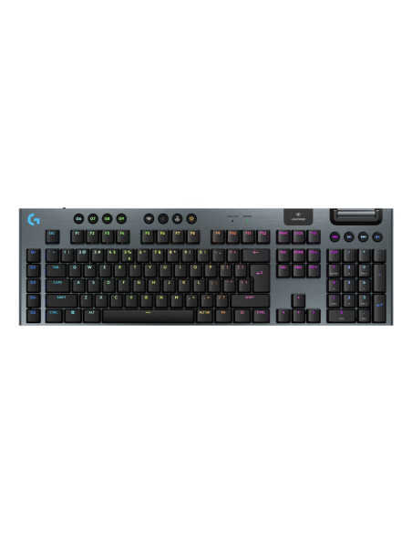Logitech G G915 X Lightspeed Klawiatura Gaming Usb + Rf Wireless + Bluetooth Qwerty Amerykański Międzynarodowy Czarny