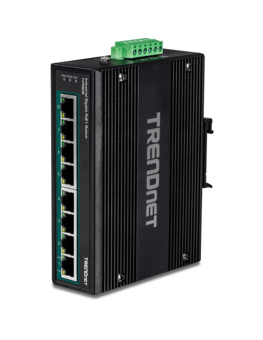 Trendnet Industrial Switch 8-Port Gbit Poe+ 24-56V Din-Rail