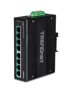 Trendnet Industrial Switch 8-Port Gbit Poe+ 24-56V Din-Rail 2