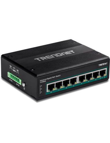 Trendnet Industrial Switch 8-Port Gbit Poe+ 24-56V Din-Rail