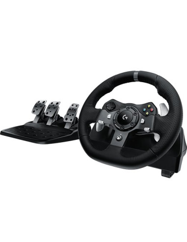 Logitech G G920 Czarny Usb Kierownica + Pedały Analogowy Mac, Pc, Xbox