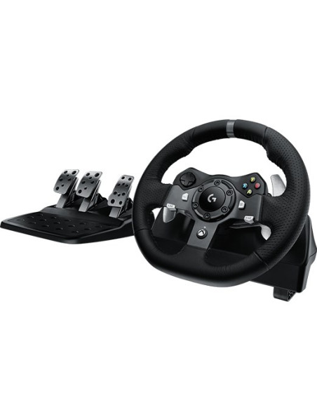 Logitech G G920 Czarny Usb Kierownica + Pedały Analogowy Mac, Pc, Xbox