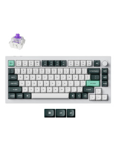 Keychron Q1 He Klawiatura Uniwersalne Usb + Rf Wireless + Bluetooth Biały