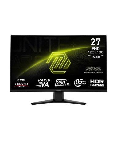 Msi Mag 274Cxf Monitor Komputerowy 68,6 Cm (27") 1920 X 1080 Px Full Hd Czarny