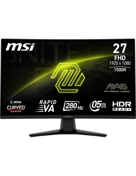 Msi Mag 274Cxf Monitor Komputerowy 68,6 Cm (27") 1920 X 1080 Px Full Hd Czarny