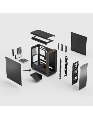 Fractal Design Summit Black Solid Midi Tower Czarny