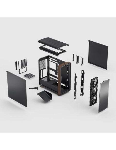 Fractal Design Summit Black Solid Midi Tower Czarny