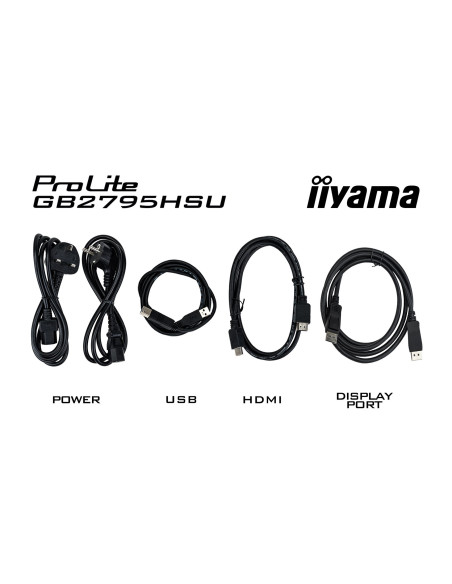 Iiyama Gb2795Hsu-B1 Monitor Komputerowy 68,6 Cm (27") 1920 X 1080 Px Full Hd Led Czarny