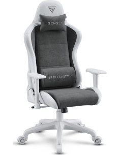 Fotel Sense7 Spellcaster Fuku Pu Biało-Szary