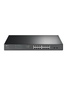 Tp-Link Tl-Sg1218Mpe Zarządzany L2 Gigabit Ethernet (10/100/1000) Obsługa Poe 1U Czarny