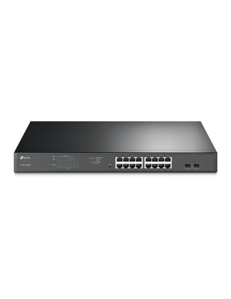 Tp-Link Tl-Sg1218Mpe Zarządzany L2 Gigabit Ethernet (10/100/1000) Obsługa Poe 1U Czarny