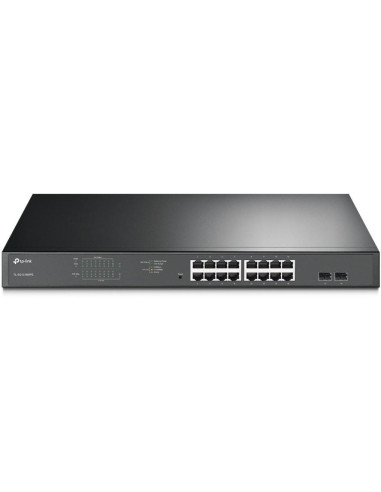 Tp-Link Tl-Sg1218Mpe Zarządzany L2 Gigabit Ethernet (10/100/1000) Obsługa Poe 1U Czarny