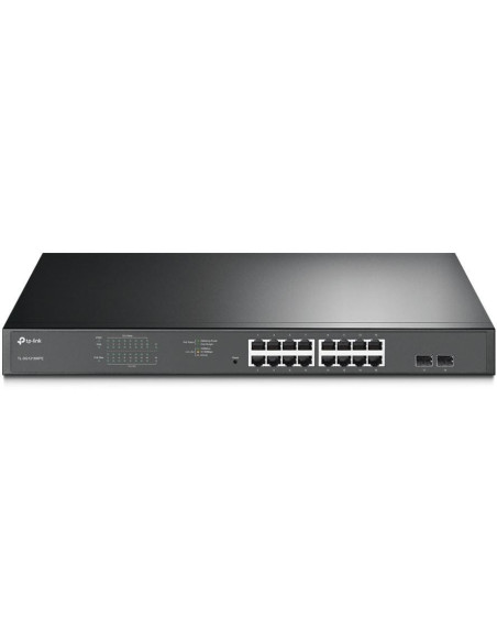 Tp-Link Tl-Sg1218Mpe Zarządzany L2 Gigabit Ethernet (10/100/1000) Obsługa Poe 1U Czarny