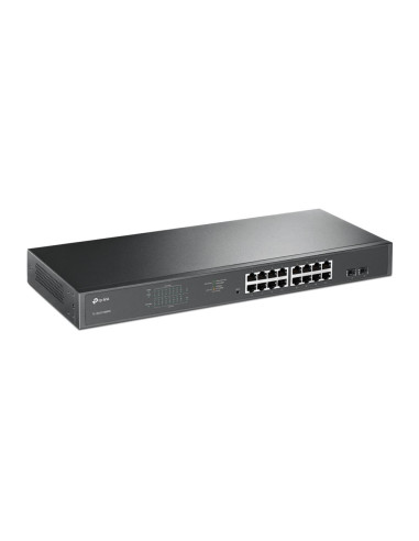 Tp-Link Tl-Sg1218Mpe Zarządzany L2 Gigabit Ethernet (10/100/1000) Obsługa Poe 1U Czarny
