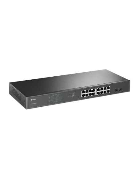 Tp-Link Tl-Sg1218Mpe Zarządzany L2 Gigabit Ethernet (10/100/1000) Obsługa Poe 1U Czarny