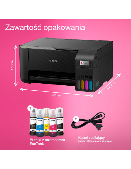 Urz. Wielofunkcyjne Epson Ecotank L3270 Wifi Czarny