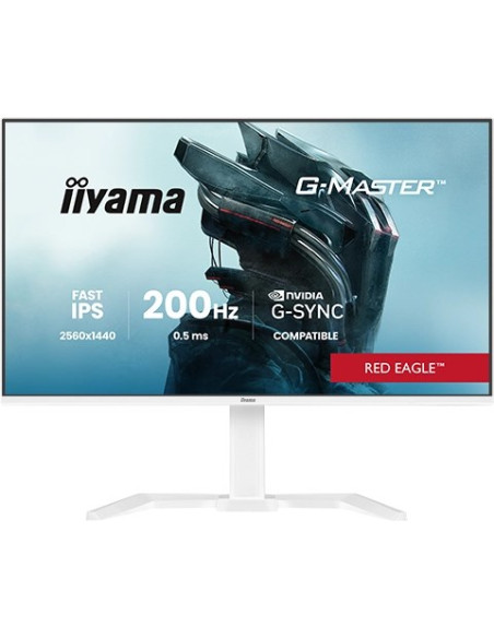 Iiyama G-Master Gb2771Qsu-W1 Monitor Komputerowy 68,6 Cm (27") 2560 X 1440 Px Wide Quad Hd Biały