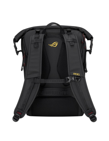 Asus Rog Slash Backpack Edition 20 Plecak Plecak Rolowany Czarny Poliester, Skóra Woskowana (Pull Up)
