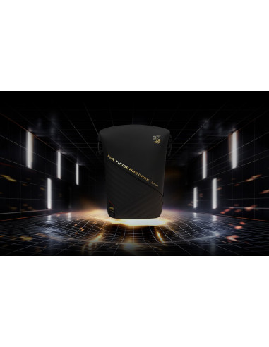 Asus Rog Slash Backpack Edition 20 Plecak Plecak Rolowany Czarny Poliester, Skóra Woskowana (Pull Up)