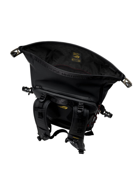 Asus Rog Slash Backpack Edition 20 Plecak Plecak Rolowany Czarny Poliester, Skóra Woskowana (Pull Up)
