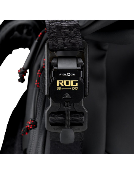 Asus Rog Slash Backpack Edition 20 Plecak Plecak Rolowany Czarny Poliester, Skóra Woskowana (Pull Up)