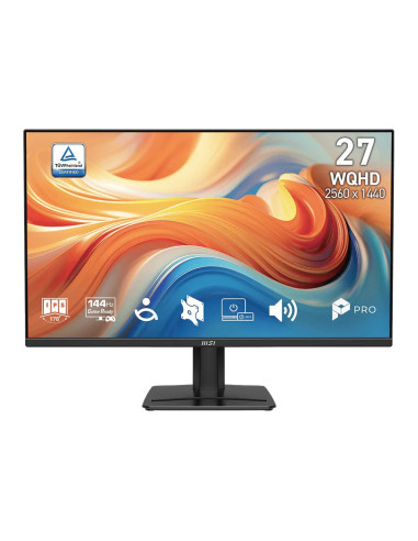 Msi Pro Mp275Q E14 Monitor Komputerowy 68,6 Cm (27") 2560 X 1440 Px Wide Quad Hd Led Czarny