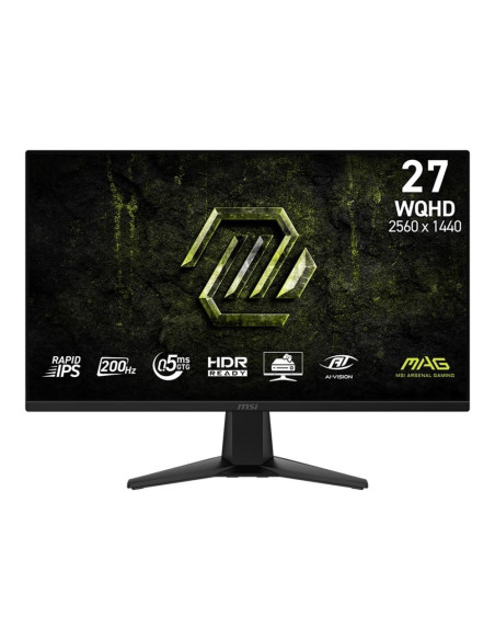 Msi Mag 275Qf E20 Monitor Komputerowy 68,6 Cm (27") 2560 X 1440 Px Wide Quad Hd Lcd Czarny