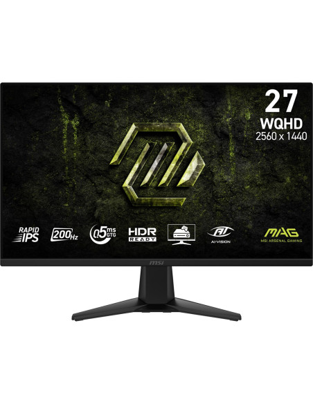 Msi Mag 275Qf E20 Monitor Komputerowy 68,6 Cm (27") 2560 X 1440 Px Wide Quad Hd Lcd Czarny