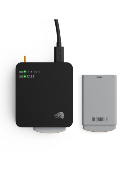 Glorious Gaming Ghs Wireless Infiniteplay Zestaw Słuchawkowy Bezprzewodowy Opaska Na Głowę Bluetooth Podstawka Do Ładowania Czar