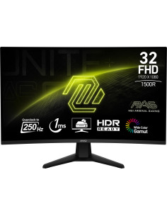 Msi Mag 32C6X Monitor Komputerowy 80 Cm (31.5") 1920 X 1080 Px Full Hd Czarny