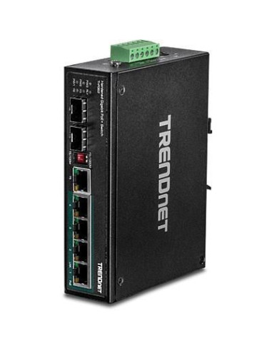 Przełącznik Przemysłowy Trendnet 6 Portów Gbit Poe+ Metal