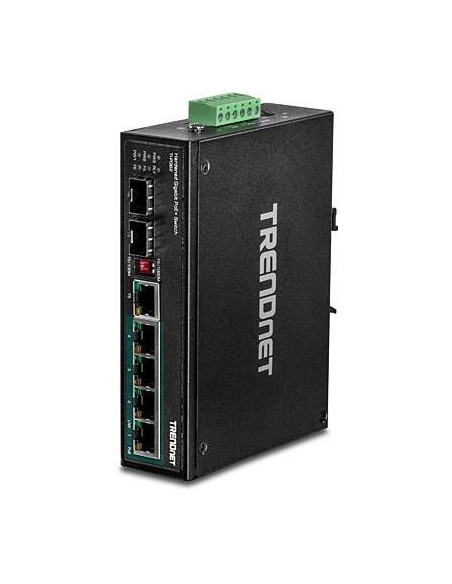 Przełącznik Przemysłowy Trendnet 6 Portów Gbit Poe+ Metal
