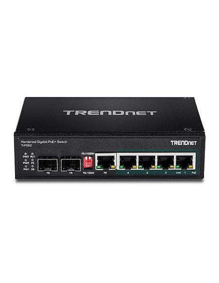 Przełącznik Przemysłowy Trendnet 6 Portów Gbit Poe+ Metal