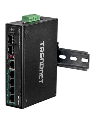 Przełącznik Przemysłowy Trendnet 6 Portów Gbit Poe+ Metal