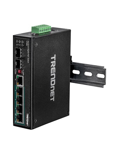 Przełącznik Przemysłowy Trendnet 6 Portów Gbit Poe+ Metal