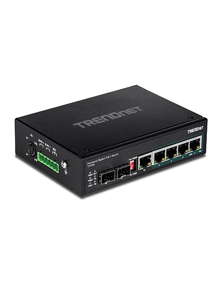 Przełącznik Przemysłowy Trendnet 6 Portów Gbit Poe+ Metal