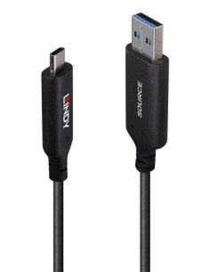 10M Kabel Hybrydowy Usb 3.2 Gen 1 Typu A Do C Lindy