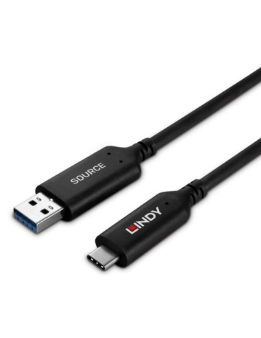 10M Kabel Hybrydowy Usb 3.2 Gen 1 Typu A Do C Lindy