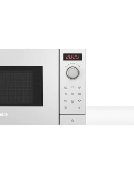 Bosch Serie 2 Ffl023Mw0 Kuchenka Mikrofalowa Biały Mikrofalówka Solo Blat 20 L 800 W