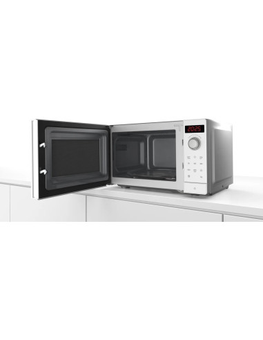 Bosch Serie 2 Ffl023Mw0 Kuchenka Mikrofalowa Biały Mikrofalówka Solo Blat 20 L 800 W